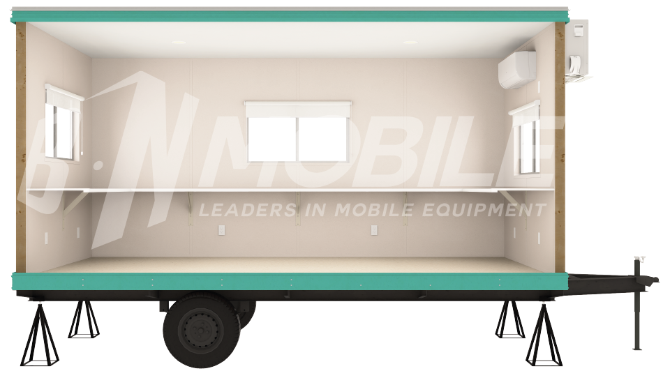 bn mobile, caseta, oficina, 8x20